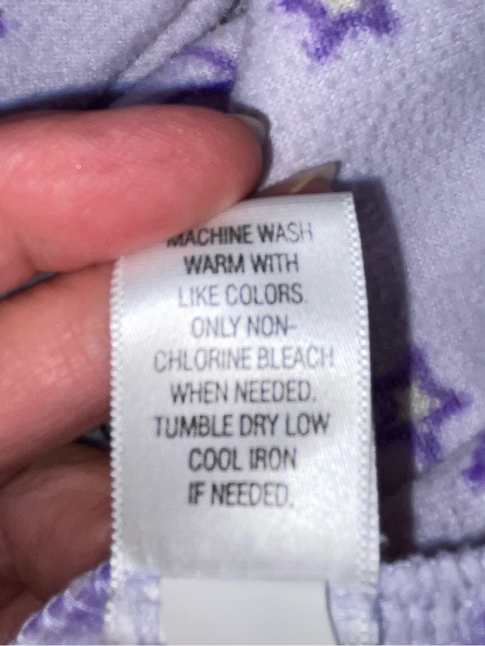 🌛Croft & Barrow Women’s Lavender Moon & Stars Pajama Nightgown - Picture 6 of 6